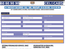 Tablet Screenshot of celcabs.com